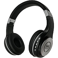 Morpheus Serenity Wireless Over-the-ear Headphones, Bluetooth 5.0 Headset With Microphone, Hifi Stereo Wiredwireless Blacksilver (HP5500B)