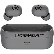 Morpheus Spire True Wireless Earbuds Bluetooth In-ear Headphones With Microphone Hifi Stereo 20 Hour Playtime Binaural Gray (TW1500G)