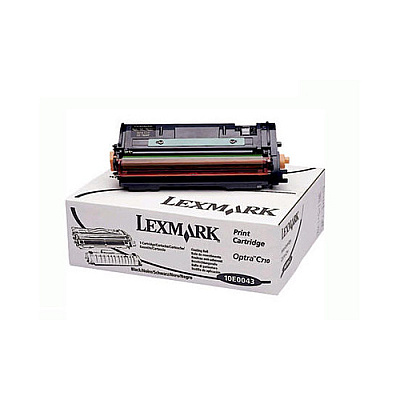 Lexmark 10k Cartridge - Black For Optra C710 (10E0043)