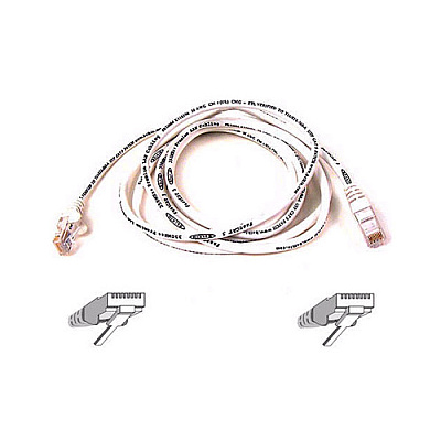 Belkin 25ft Cat6 Snagless Patch Cable White (A3L98025WHTS)