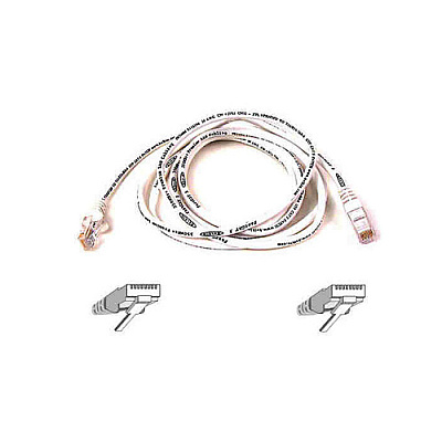 Belkin Cat6 Patch Cable Rj45m/rj45m 50ft White (A3L98050WHTS)