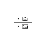 APC Rj45f/rj45f (47136WH)