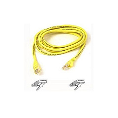 Belkin Cat5e X-over Cable Rj45m/rj45m 6 Yellow (A3X12606YLW)