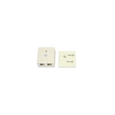 Belkin Ivory 2 Position Surface Mounting Box (F4E485)