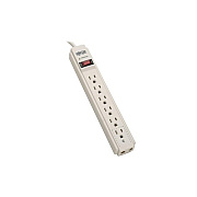 Tripp Lite 6-outlet Surge 4ft Cord 790j Tel / Rj11 (TLP604TEL)