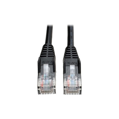 Tripp Lite 14ft Cat5 Snagless Patch Cable M/m Black (N001014BK)
