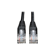 Tripp Lite 25ft Cat5 Snagless Patch Cable M/m Black (N001025BK)