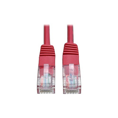 Tripp Lite 7ft Cat5e Molded Patch Cable M/m Red (N002007RD)