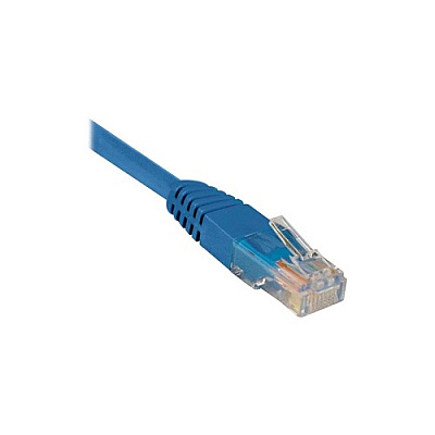 Tripp Lite 10ft Cat5e / Cat5 350MHz Molded Patch Cable RJ45 M/M Blue 10' (N002010BL)