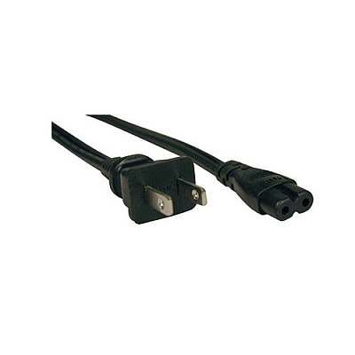 Tripp Lite 6ft Laptop Power Cord 18awg 1-15p To C7 (P012006)