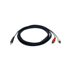 Tripp Lite 6ft Mini Stereo To 2-rca Audio Cable M/m (P314006)