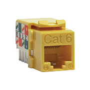 Tripp Lite Cat6/5e 110 Style Keystone Jack Yellow (N238001YW)