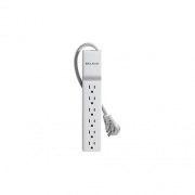 Belkin 6 Outlet Surge Protector, 6 Ft. Cord (BE106001-06R)