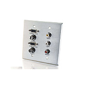 C2G Wp Dbl Alum Hd-15,hd-15,3.5mm,3.5mm,a/v (40508)