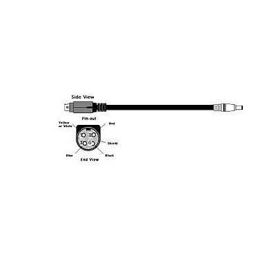 Lind Electronics Lind Output Cable, 36, Kycon 4-pin (CBLOPF00331)