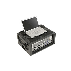 SKB Cases Studio Flyer - 4u Rack And Laptop Case (1SKB19RSF4U)