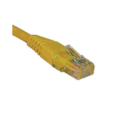 Tripp Lite 1ft Cat5e Molded Patch Cable M/m Yellow (N002001YW)