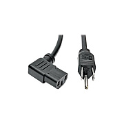 Tripp Lite 6ft Power Cord 18awg 5-15p/right Ang C13 (P00600613RA)