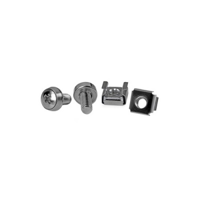 StarTech 50 Pkg M6 Mounting Screws And Cage Nuts (CABSCREWM6)