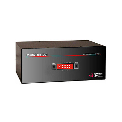 Rose Electronics 1x4 Kvm Dvi Switch Tri Video (MDM4T3DDL/A1)