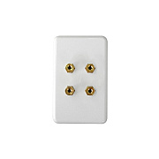 SIIG Two Speaker Wall Plate (CBAU1212S1)