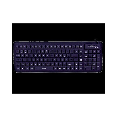 Seal Shield Seal Glow Washable Silicone Keyboard - B (S106G2)