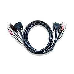 Aten 6usb Dvidual Link Kvm Cable (2L7D02UD)
