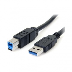 Startech.Com 6 Ft Black Superspeed Usb 3.0 Cable Ab (USB3SAB6BK)