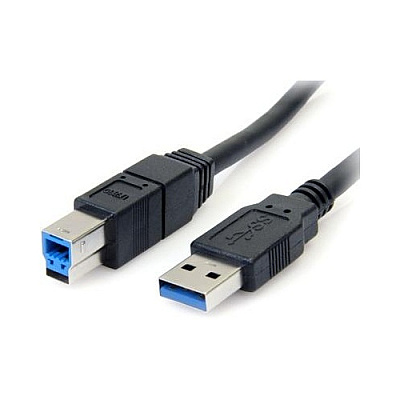 StarTech 6 Ft Black Superspeed Usb 3.0 Cable Ab (USB3SAB6BK)