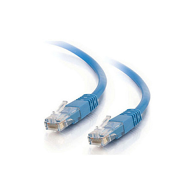 C2G 75ft Cat5e Molded Solid Cbl-blu (15165)