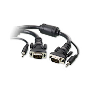 Belkin Vga/uxga Mntr Cbl W/audio Hd15m/m; (F3X198250)