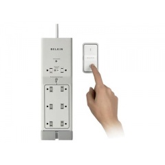 Belkin 8-outlet Conserve Switch, 4 Ft. Cord (F7C01008Q)