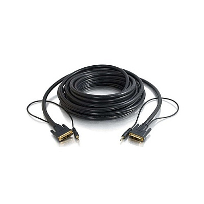 C2G 15ft Dvi-d+3.5mm Cl2 M/m Cable (41242)