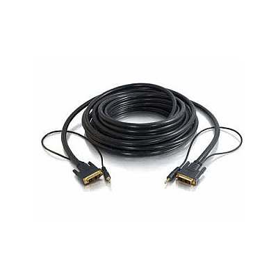 C2G 35ft Dvi-d+3.5mm Cl2 M/m Cable (41244)