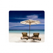 Fellowes Recycled Optical Mousepad - Beach Chairs (5909501)