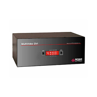 Rose Electronics 1x4 Quad Video Dvi, Audio, Usb (MDM4T4DDL/A1)