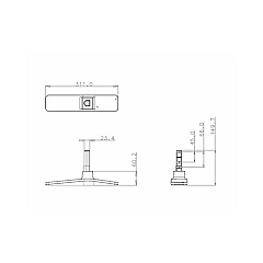 Samsung Stand For460ut-2,460ut-b,550dx Lcdseries (STNL3255D)