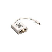 Tripp Lite by Eaton Keyspan Mini DisplayPort to DVI Adapter, Video Converter for Mac/PC, White (M/F), 6-in. (15.24 cm) (P13706NDVI)