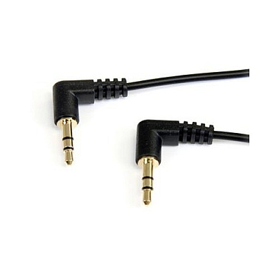 StarTech 6ft 3.5mm Right Angle Stereo Audio Cable (MU6MMS2RA)