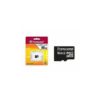 Transcend 16gb Micro Sdhc4(nobox & Adapter) (TS16GUSDC4)