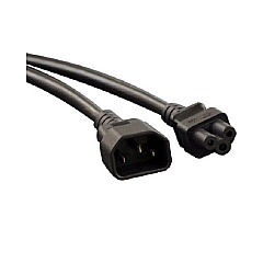 Tripp Lite 6in Laptop Power Cord 18awg C14 To C5 (P01406N)