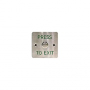 Geovision Pb22 Push Button (w:86mm Green Word) (81PB220001)