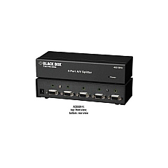Black Box Audio/video Splitter - 4-port (AC650A4)
