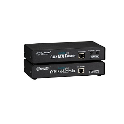 Black Box Kvm Extender - Vga, Ps/2, Single-access, Catx, Gsa, Taa (ACU1001A)