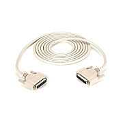 Black Box Rs-232 Serial Cable - Shielded, Pvc, Molded, Db25 Male/male With Thumbscrews, 10-ft. (3.0-m) (BC00706)