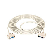 Black Box Rs-232 Serial Cable - Shielded, Pvc, Molded, Db25 Male/female With Thumbscrews, 25-ft. (7.6-m) (BC00714)