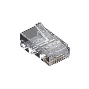 Black Box Cat6 Modular Plug For Round Solid/stranded Cable - Unshielded - 50-pack, Gsa, Taa (C6MPU50PAK)