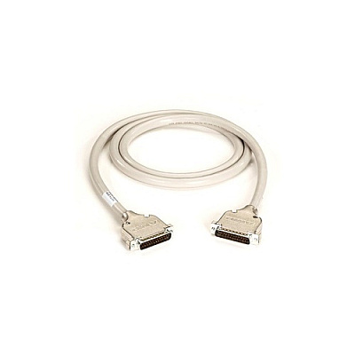 Black Box Rs232 Double Shielded Cable - Metal Hood, Db25 Male/male, 25-conductor, 20-ft. (6.0-m), Gsa, Taa (EBN25C0020MM)