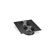Black Box Dual 10" Fan (1100-cfm) Top Panel For Elite Cabinets, Gsa, Taa (ECTOP2F10)