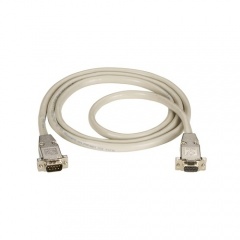 Black Box Rs232 Shielded Cable - Metal Hood, Db9 Male/female, 5-ft. (1.5-m) (EDN12H-0005-MF)